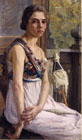 La filatrice in posa