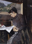La moglie che legge il giornale